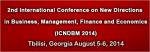 دومین کنفرانس بین المللی «جهت گیری های نوین در کسب وکار، مدیریت، مالی و اقتصاد»  - مرداد 93